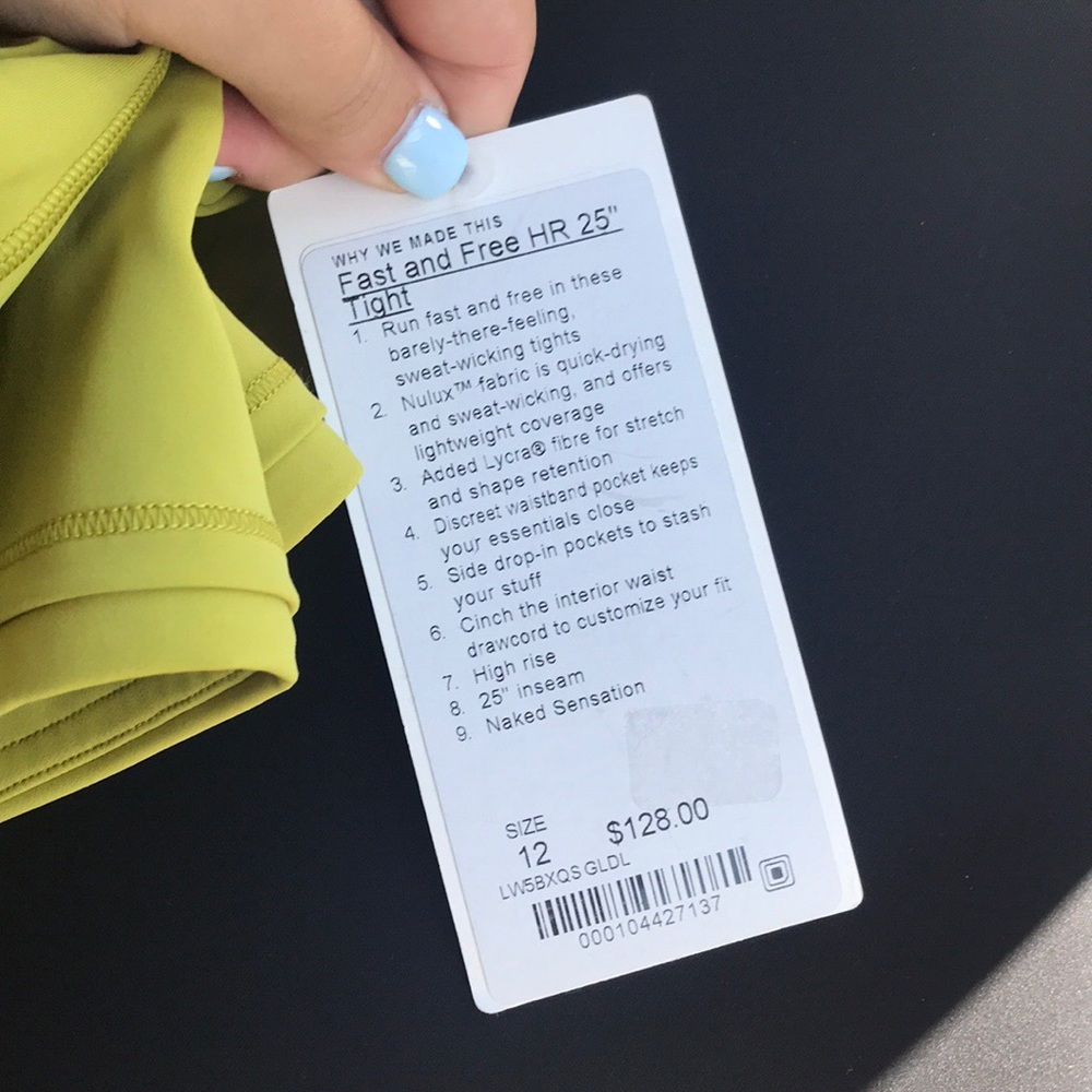 Brand New Lulu Lemon Leggings